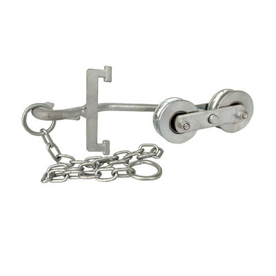 Zinc Silver Banana Cableway Roller ISO9001 SGS
