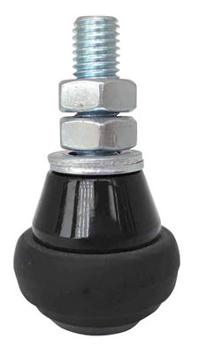 43MM 30MM M12 Sliding Gate Nylon Guide Roller Hitam