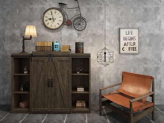 Kabinet Mini Barn Door Hardware Kit Untuk Pintu Kayu Ganda