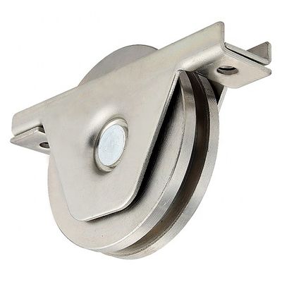 Q235 Steel U Groove Gate Wheel Untuk Gerbang Geser Otomatis