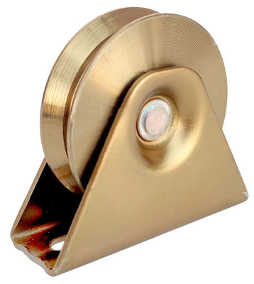 Roda gerbang geser dengan bracket eksterior bearing tunggal Y alur