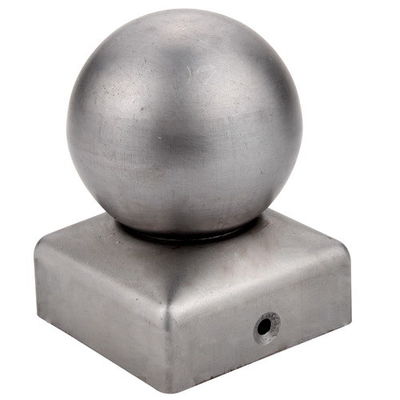 5 &quot;4&quot; 2 &quot;2,5&quot; 3 &quot;Batas Pagar Bulat Pagar Baja Logam Bola Finial Post Caps