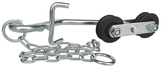 Steel Banana Cableway Roller Trolley Roller Dengan Rantai Untuk Pertanian Pisang