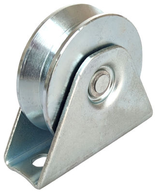 Rolling Sliding Gate Track Wheels Untuk Sliding Chain Link Fence Gear V Groove
