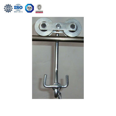 Steel Farm Banana Cableway Roller Trolley Dengan Bantalan