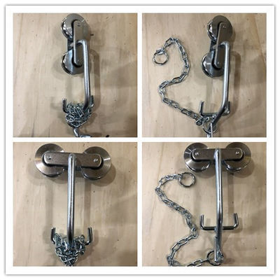 Iron Banana Cableway Roller Zinc Silver Banana Farm Trolley Roller Pulleys