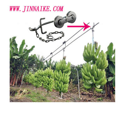 Zinc Silver Banana Cableway Roller ISO9001 SGS