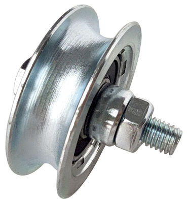100mm Sliding Driveway Gate Wheels Roller Dengan Baut 3 &quot;4&quot; V Groove Gate Wheels