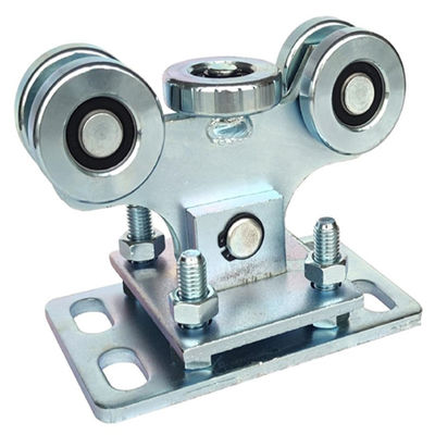 60mm dengan pelat pengikat cantilever gate carriage 5 roda yang dapat disesuaikan