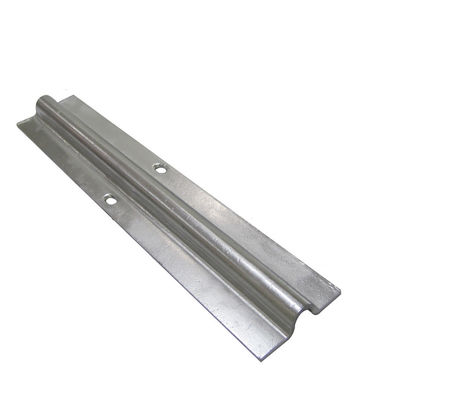 2.9m Silver Steel U Profile Sliding Gate Bottom Track Rail Untuk Pembuka Gerbang