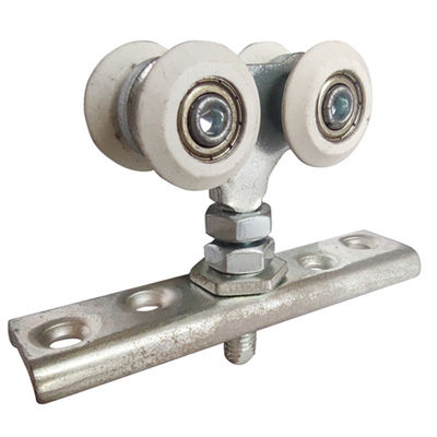 Lemari 25mm 4 Roda Pintu Geser Rol tugas berat roda pintu gudang Panduan Dinding Flush Mount