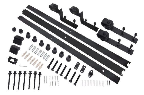 11 Kaki 12ft Barn Gate Hardware Heavy Duty Barn Door Trolley Wheels Dan Bracket Top Mount