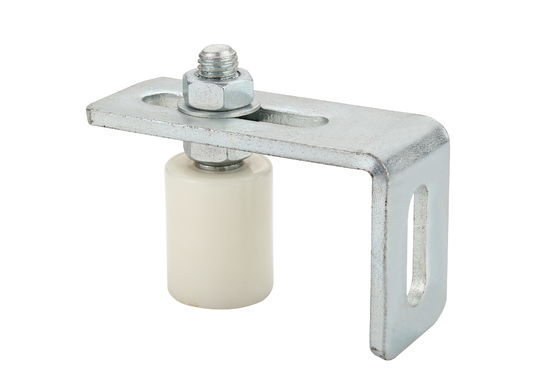 280kg Sliding Gate Guide Bracket Zinc Plated Steel Sliding Door Guide Bracket Dengan Nylon Rollers