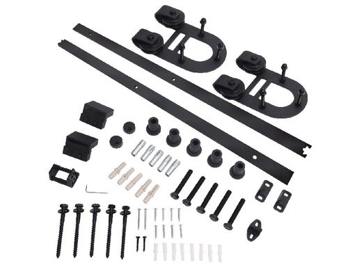 U Shaped Shed Sliding Barn Door Rollers Trek Ganda Tugas Berat 6.97kg