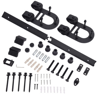 U Shaped Shed Sliding Barn Door Rollers Trek Ganda Tugas Berat 6.97kg