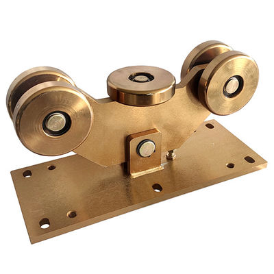 Baja Galvanis Cantilever Sliding Gate Carriage Wheels 126mm 5 Rollers Heavy Duty