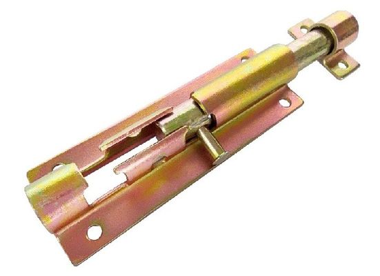 Keamanan Dua Baut Kamar Mandi Sliding Door Bolt/Gate Latch Tower Sliver Zinc Steel