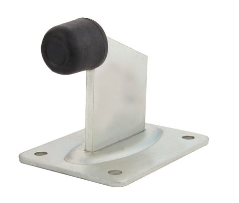 Stopper Karet Gerbang logam perak otomatis Untuk Buffer Farm Wood Gate Stopper