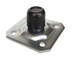 Stopper Karet Gerbang logam perak otomatis Untuk Buffer Farm Wood Gate Stopper