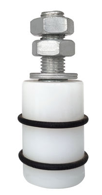 30mm Sliding Gate Guide Rollers Rolling Nylon Cantilever Gate Rollers Hardware Dengan Bracket