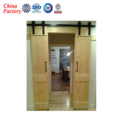 JNK Sliding Barn Gate Hardware Pintu Kayu Geser Hardware Dengan Rollers Handle Latch