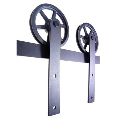 10 Foot Barn Gate Hardware Black Sliding Barn Door Hardware Rail Untuk Lemari