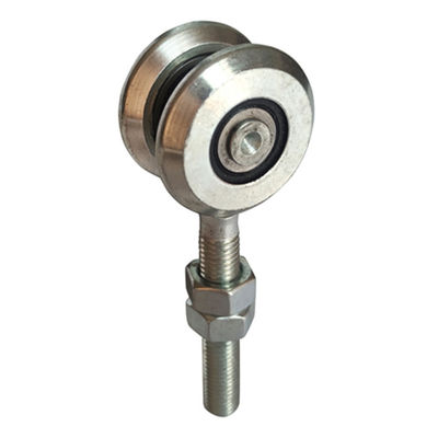 2 Roda M12 100mm Geser Gantung Pintu Garasi Rol Pulley Track Wheel