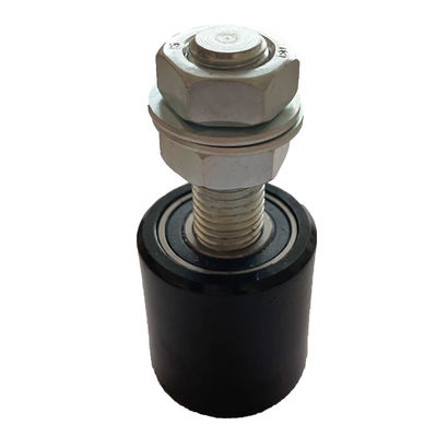 50mm Hitam Sliding Rolling Gate Guide Roller 3 &quot;6&quot; Pvc Plastic Nylon Bearing