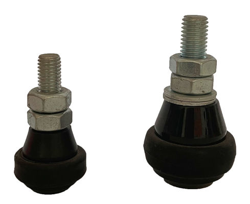 43MM 30MM M12 Sliding Gate Nylon Guide Roller Hitam