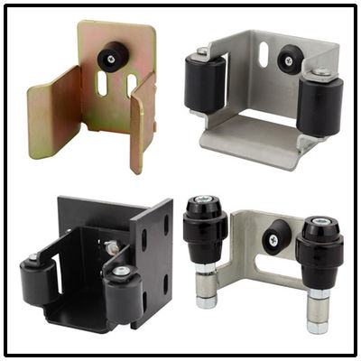 195x225mm Cantilever Sliding Gate Roller Holder Dengan 2 Nylon Rollers Untuk Cantilever Gates Adjustable