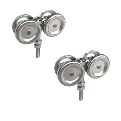 M12 Baut Gantung Pintu Roller Dan Track Interior Barn Door Roller Kit Hardware Box Rail