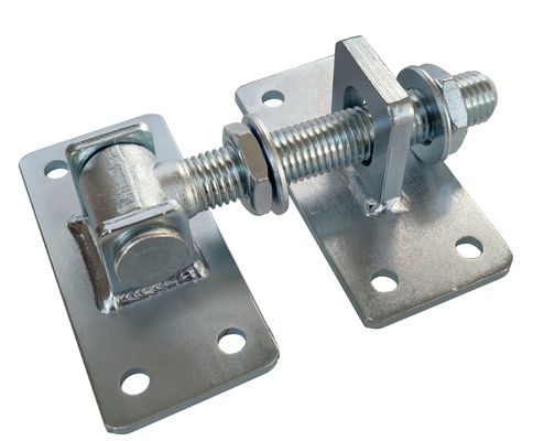 M18 Stainless steel Engsel Gerbang yang Dapat Disesuaikan Menghubungkan pelat untuk gerbang kayu
