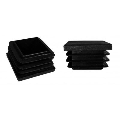 4x4 &quot;2 In. X 2 In. Tutup Posting Persegi Plastik Hitam 4&quot; 2&quot; Aluminium Fence Post Caps