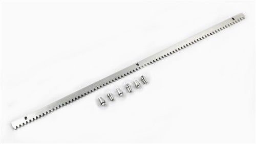 Rak Gerbang Geser otomatis 30mm x 12mm Rak baja galvanis untuk rak motor gerbang