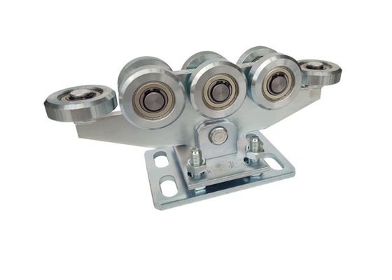 Zinc Silver Automatic Cantilever Sliding Door Roller Carriage Dengan 8 Roda 113mm