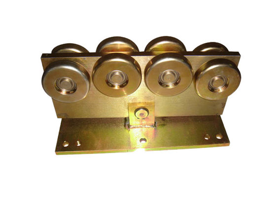 Zinc Silver Automatic Cantilever Sliding Door Roller Carriage Dengan 8 Roda 113mm