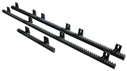 340mm Sliding Gate Nylon Gate Gear Rack Untuk Pembuka Pinion Sistem Operator Pintu Geser