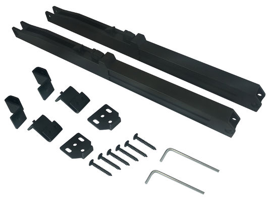 Mekanisme Top Mount Soft Close Sistem Perangkat Keras Pintu Gudang Ganda Spring Damper Buffer