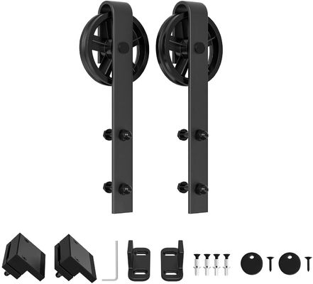 16 Inch 18 Inch Barn Gate Hardware 8ft 6.6 Ft 6 Kaki 6ft Double Barn Door Hardware Kit