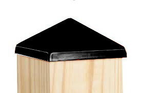 100mm 4x6 8x8 Pagar Pojok Post Cap Untuk 4x4 6x6 7x7 Penutup Pilar Piramida Perak