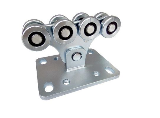 Roda Gerbang Kantilever Kecil Baja Tugas Berat Sistem Gerbang Kantilever Bergulir 8 Roda