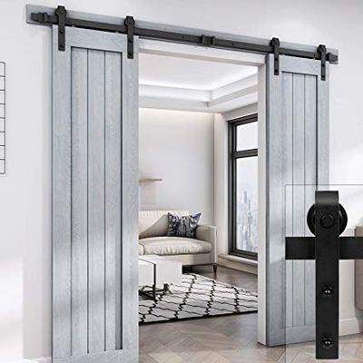 Ganda 144 Inch 12 Kaki 6.6 Ft Bypass Geser Pintu Gudang Hardware Gantungan Kit Interior