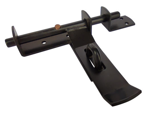 Chrome Sliding Door Bolt Heavy Duty Barrel Bolt Lock Latch Dengan Lubang Gembok 8 Inch