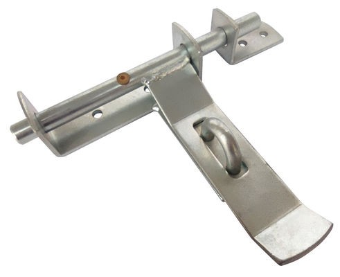 Chrome Sliding Door Bolt Heavy Duty Barrel Bolt Lock Latch Dengan Lubang Gembok 8 Inch