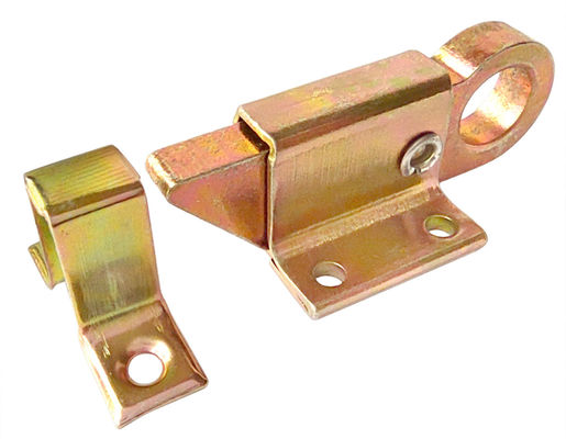 Tugas Berat Kuningan Sliding Door Bolt Lock Kuning Putih Seng 68mm