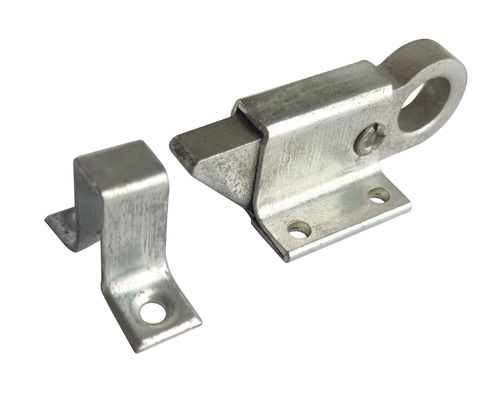 Tugas Berat Kuningan Sliding Door Bolt Lock Kuning Putih Seng 68mm