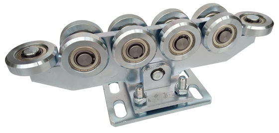 800KGS Heavy Duty Cantilever Gate Wheel 10 Carriage Dengan Plat Yang Dapat Disesuaikan