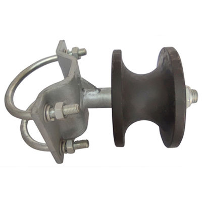 6 &quot;Square Post X 2&quot; Nylon Cantilever Gate Rollers Wheels Untuk Gerbang Rantai Pipa Persegi