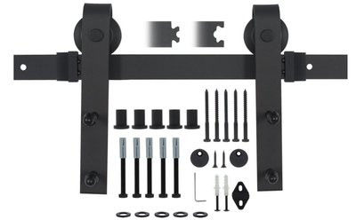 Interior Roller Track Perangkat Keras Pintu Geser Top Mount