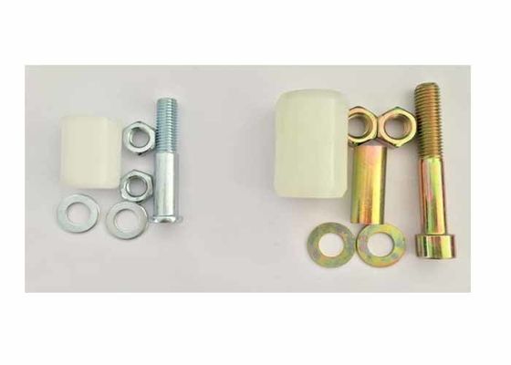 30mm Sliding Gate Guide Rollers Rolling Nylon Cantilever Gate Rollers Hardware Dengan Bracket